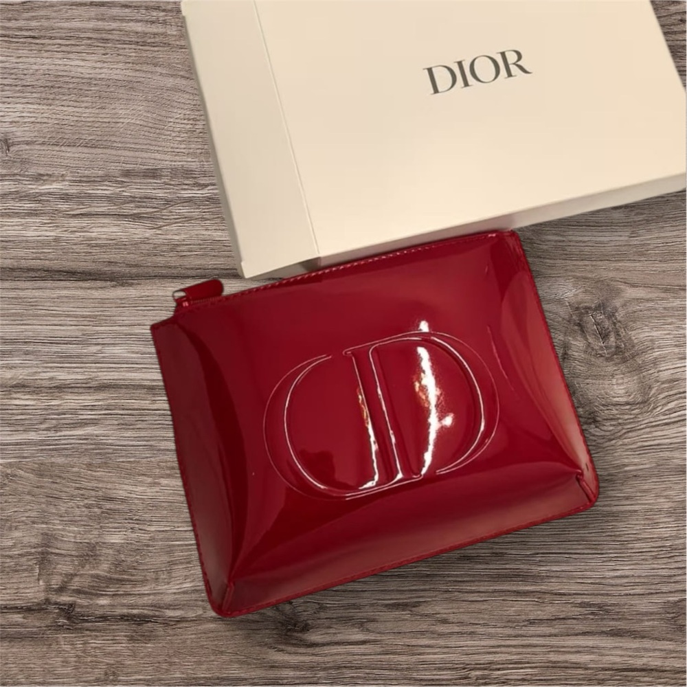 Dior Beauty 2026 Lunar New Year Red Makeup Pouch - Picture 3 of 4